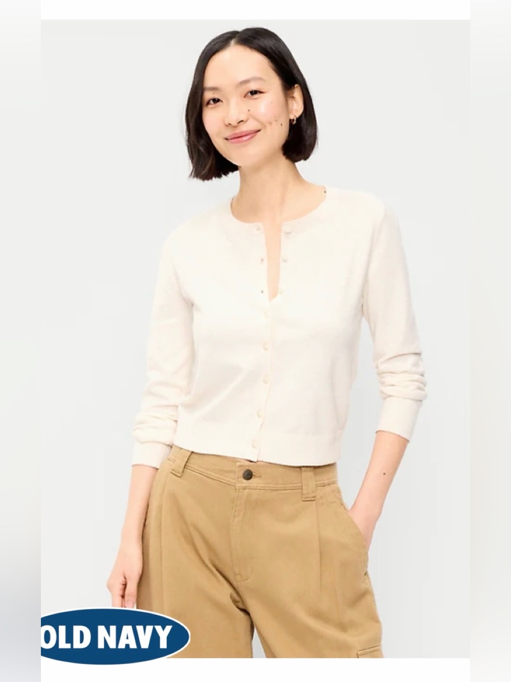 Old navy SoSoft Lite Cropped Pointelle Cardigan